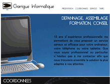 Tablet Screenshot of garrigue.info